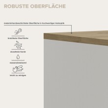 Garderobenschrank >Canu< in Weiß - 65x190x37cm (BxHxT)