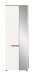 Garderobenschrank >Canu< in Weiß - 65x190x37cm (BxHxT)
