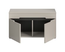 Schuhbank >Canu< in Kaschmir - 80x45x37cm (BxHxT)