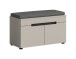 Schuhbank >Canu< in Kaschmir - 80x45x37cm (BxHxT)