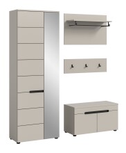 Garderoben-Set >Canu< in Kaschmir - 160x190x37cm...