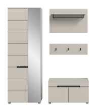 Garderoben-Set >Canu< in Kaschmir - 160x190x37cm (BxHxT)
