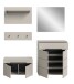 Garderoben-Set >Canu< in Kaschmir - 175x190x37cm (BxHxT)