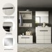 Garderoben-Set >Canu< in Kaschmir - 175x190x37cm (BxHxT)