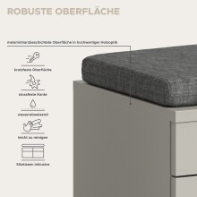 Garderoben-Set >Canu< in Kaschmir - 255x190x37cm (BxHxT)
