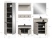 Garderoben-Set >Canu< in Kaschmir - 255x190x37cm (BxHxT)