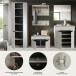 Garderoben-Set >Canu< in Kaschmir - 255x190x37cm (BxHxT)