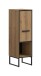 Unterschrank >Bagno< in Artisan Eiche Nachbildung - 30x101x32cm (BxHxT)