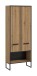 Hochschrank >Bagno< in Artisan Eiche Nachbildung - 59x159x32cm (BxHxT)