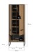 Hochschrank >Bagno< in Artisan Eiche Nachbildung - 59x159x32cm (BxHxT)