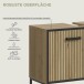 Badezimmer-Set >Bagno< in Artisan Eiche Nachbildung - 80x192x36cm (BxHxT)