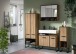 Badezimmer-Set >Bagno< in Artisan Eiche Nachbildung - 199x192x36cm (BxHxT)