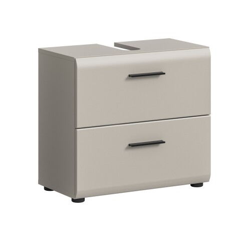 Waschbeckenunterschrank >Ice< in Kaschmir - 60x55x30cm (BxHxT)