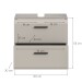 Waschbeckenunterschrank >Ice< in Kaschmir - 60x55x30cm (BxHxT)