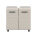 Waschbeckenunterschrank >Ice< in Kaschmir - 60x58x30cm (BxHxT)