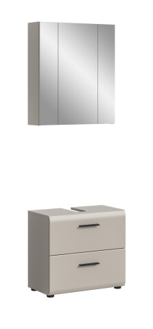 Badezimmer-Set >Ice< in Kaschmir - 60x185x30cm (BxHxT)