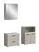 Badezimmer-Set >Ice< in Kaschmir - 135x185x30cm (BxHxT)