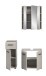 Badezimmer-Set >Ice< in Kaschmir - 105x185x30cm (BxHxT)