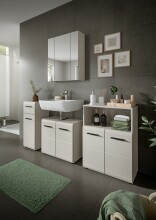 Badezimmer-Set >Ice< in Kaschmir - 135x185x30cm (BxHxT)