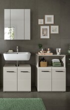 Badezimmer-Set >Ice< in Kaschmir - 135x185x30cm (BxHxT)