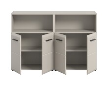 Badezimmer-Set >Ice< in Kaschmir - 120x82x30cm (BxHxT)