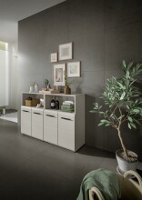 Badezimmer-Set >Ice< in Kaschmir - 120x82x30cm (BxHxT)
