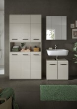 Badezimmer-Set >Ice< in Kaschmir - 165x185x30cm (BxHxT)