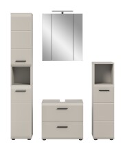 Badezimmer-Set >Ice< in Kaschmir - 150x185x30cm (BxHxT)
