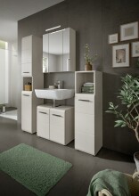 Badezimmer-Set >Ice< in Kaschmir - 150x185x30cm (BxHxT)