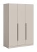 Garderobenschrank >Kopenhagen< in Kaschmir - 120x181x52cm (BxHxT)