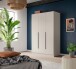 Garderobenschrank >Kopenhagen< in Kaschmir - 120x181x52cm (BxHxT)