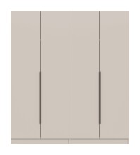 Kleiderschrank >Kopenhagen< in Kaschmir - 160x181x52cm (BxHxT)