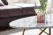 Couchtisch >WL6.315< in Marmor Optik Weiß, Holzwerkstoff - 120x40x60cm (BxHxT)