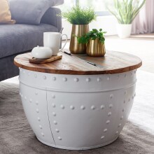 Couchtisch >WL6.328< in Mango / Weiß,...