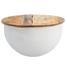 Couchtisch >WL6.334< in Mango / Weiß,...