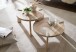Satztisch >WL6.344< (2-teilig) in Mango, Massivholz - 32x53cm (HxD)