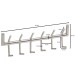 Garderobenleiste >WL6.444< in matt poliert, Metall - 60x19x10cm (BxHxT)
