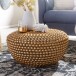 Couchtisch >WL6.456< in Gold, Aluminium - 30x60cm (HxD)