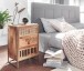 Nachtkommode >WL6.482< in Mango, Massivholz - 40x60x30cm (BxHxT)