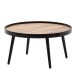 Couchtisch >WL6.496< in Schwarz, Holzwerkstoff - 40x76cm (HxD)