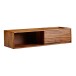 Lowboard >WL6.524< hängend, in Sheesham, Massivholz - 108x25x34cm (BxHxT)