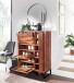 Schuhkommode >WL6.531< in Sheesham - 88x120x40 (BxHxT)