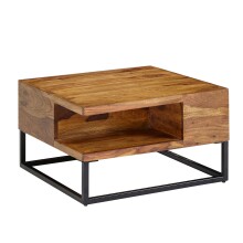 Couchtisch >WL6.535< in Sheesham, Massivholz /...