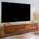 Lowboard >WL6.568< hängend in Sheesham, Massivholz - 108x25x34cm (BxHxT)