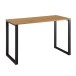 Schreibtisch >WL6.569< in Eiche Dekor, Holzwerkstoff - 120x76x60cm (BxHxT)