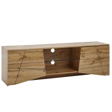 Lowboard >WL6.577< in Eiche Dekor, Holzwerkstoff -...