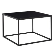 Couchtisch >WL6.603< in Schwarz, Metall -...