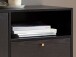 Sideboard >WL6.826< in Eiche Schwarz, Holzwerkstoff - 140x75x40cm (BxHxT)