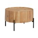Couchtisch >WL6.844< in Akazie, Massivholz - 41x60cm (HxD)