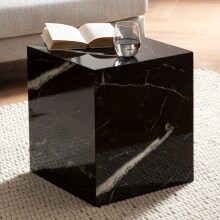 Beistelltisch >MONOBLOC< in Marmor Optik schwarz,...